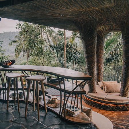 Hideout Eco Bamboo House Bali Villa Selat Exterior foto