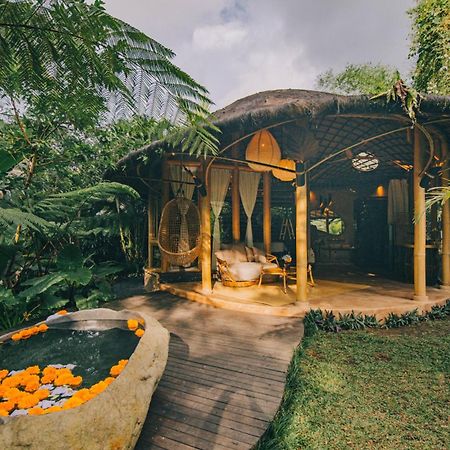 Hideout Eco Bamboo House Bali Villa Selat Exterior foto