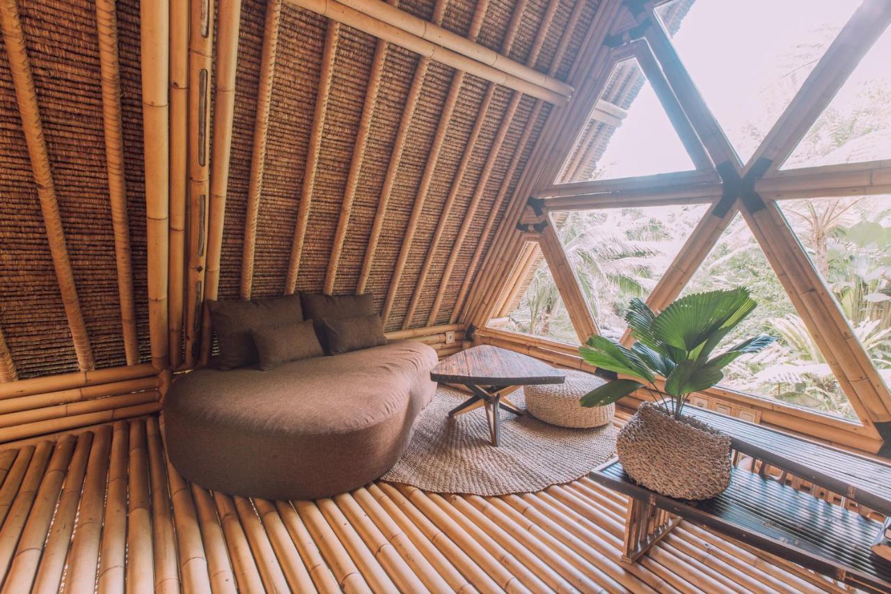 Hideout Eco Bamboo House Bali Villa Selat Exterior foto