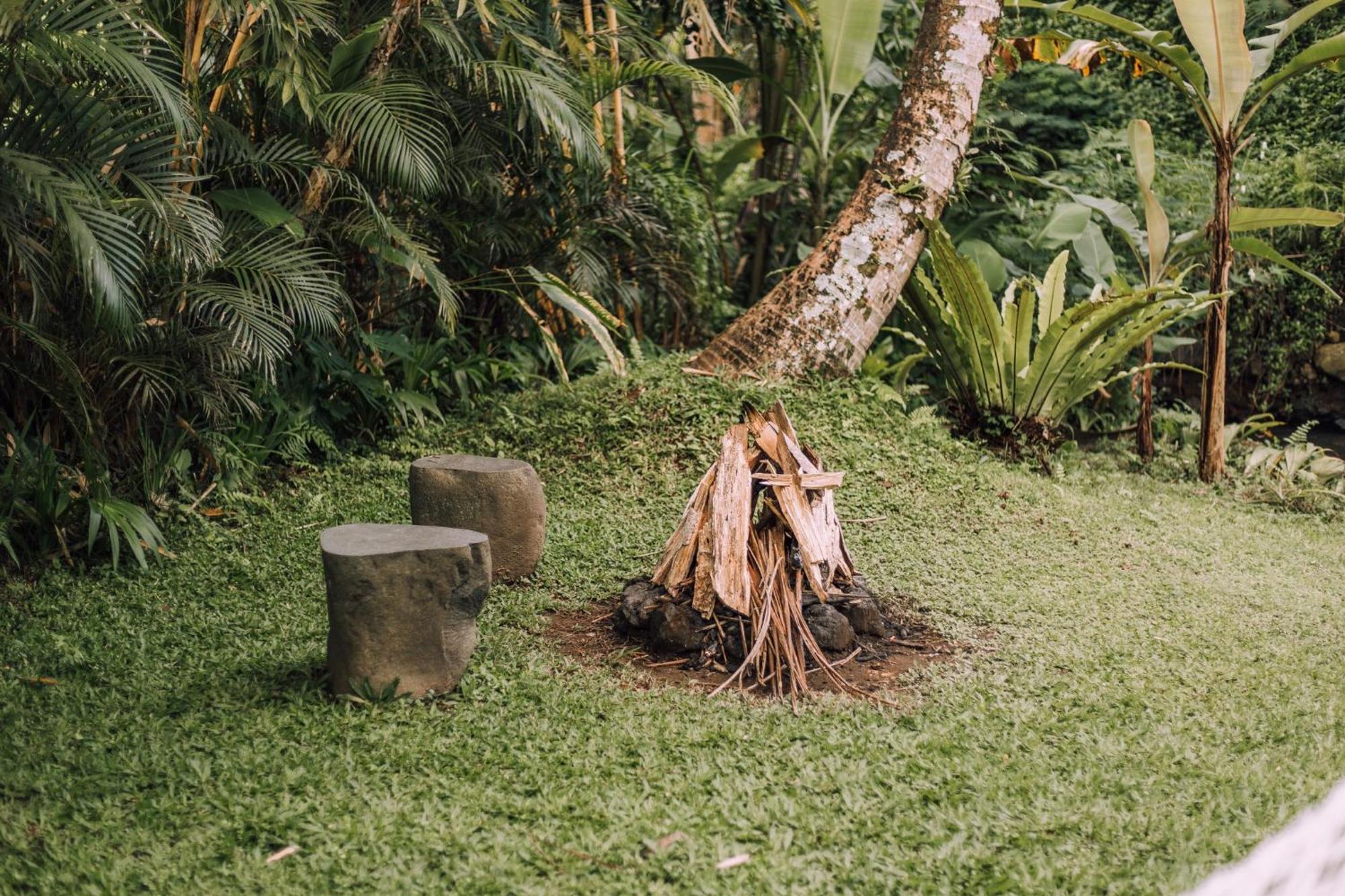 Hideout Eco Bamboo House Bali Villa Selat Exterior foto