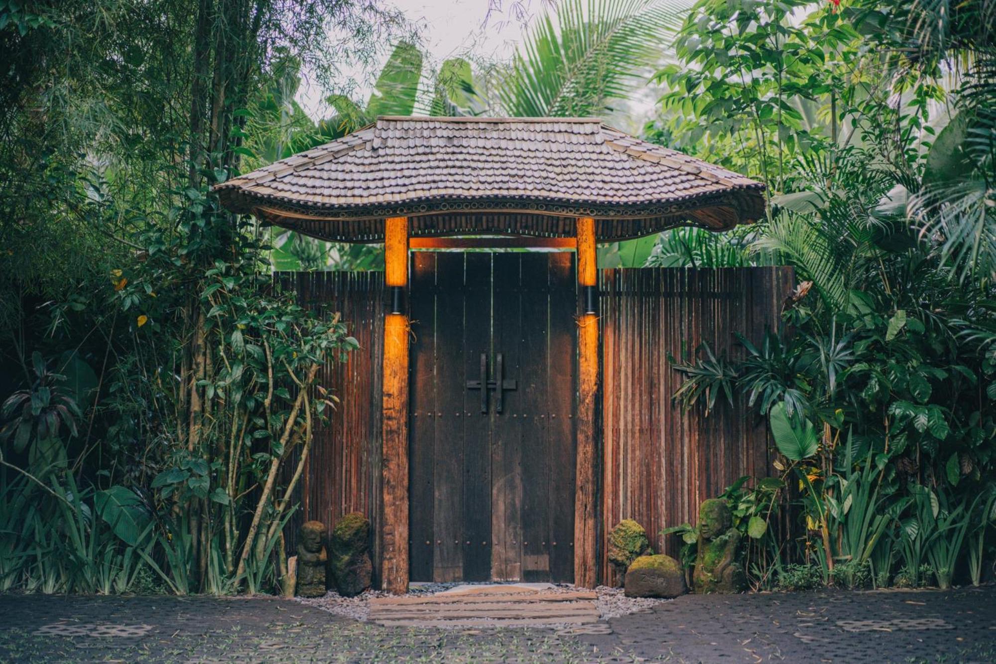 Hideout Eco Bamboo House Bali Villa Selat Exterior foto