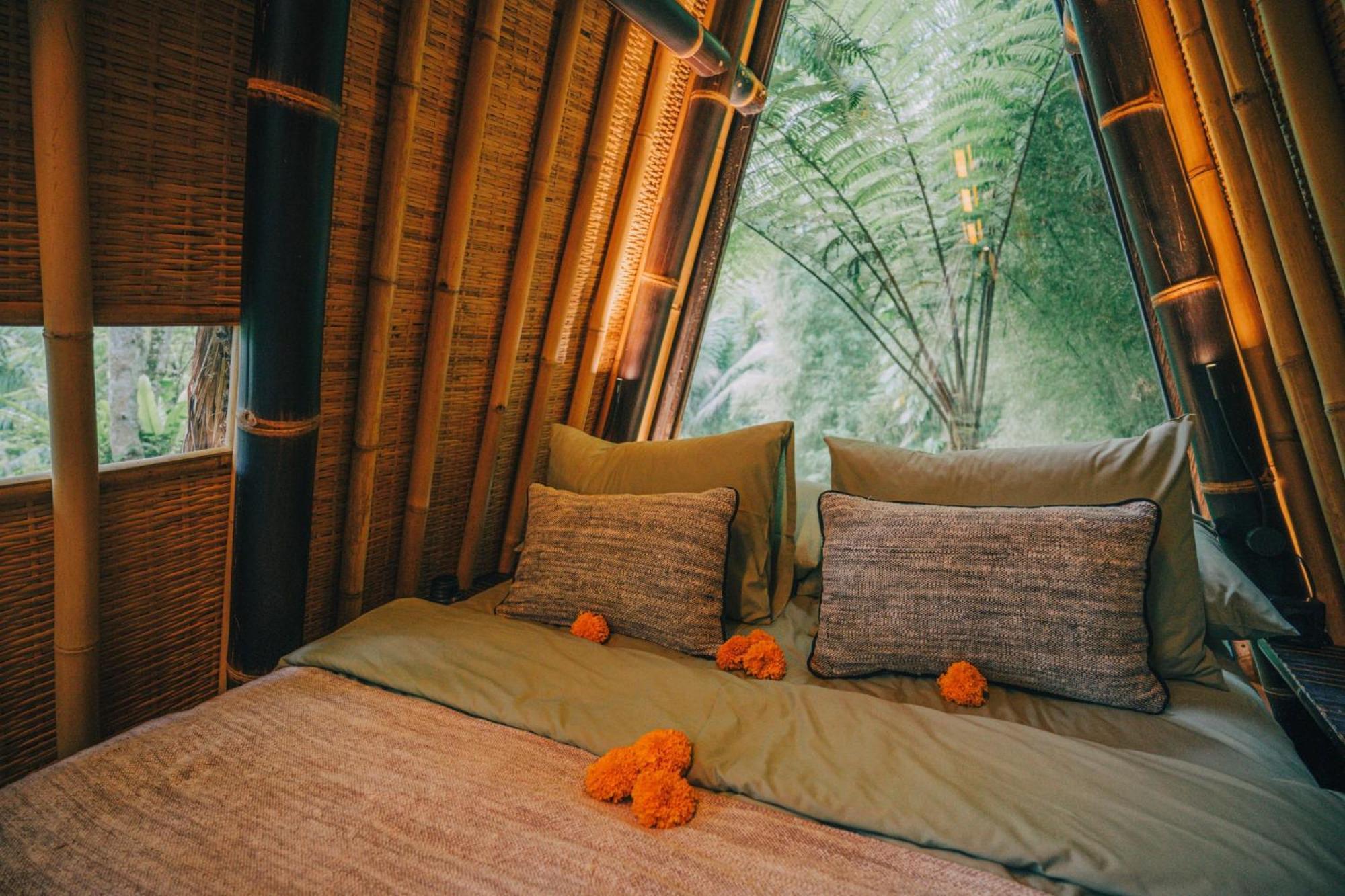 Hideout Eco Bamboo House Bali Villa Selat Cameră foto