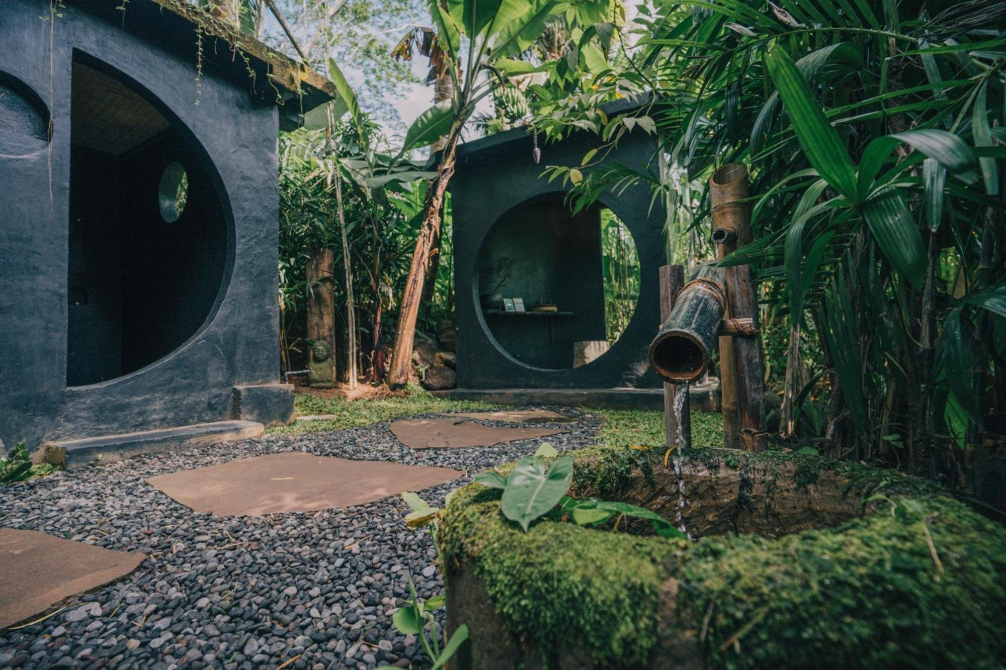 Hideout Eco Bamboo House Bali Villa Selat Cameră foto
