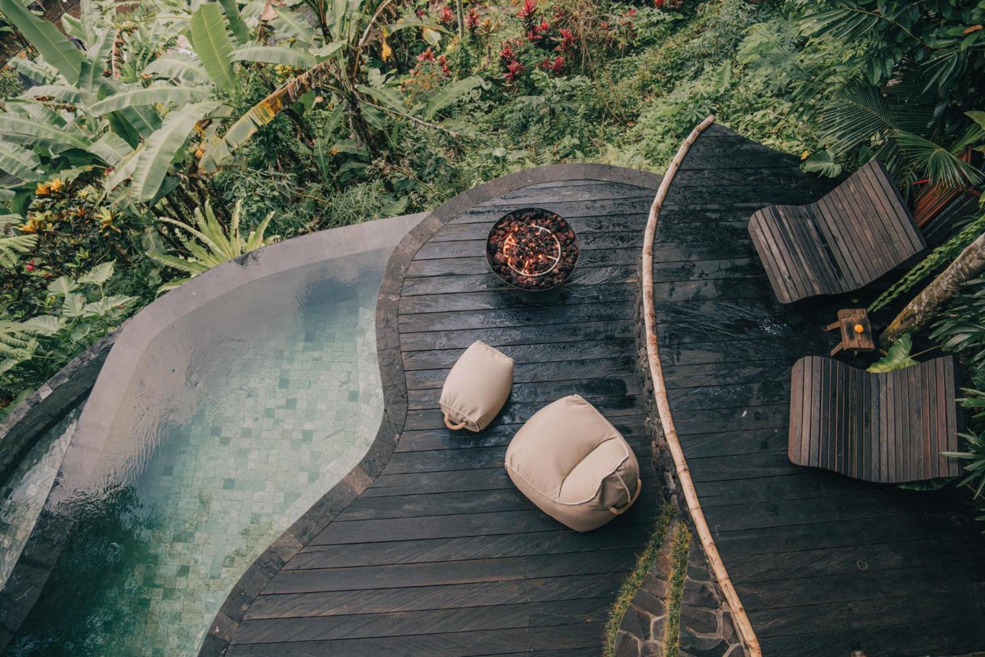 Hideout Eco Bamboo House Bali Villa Selat Cameră foto