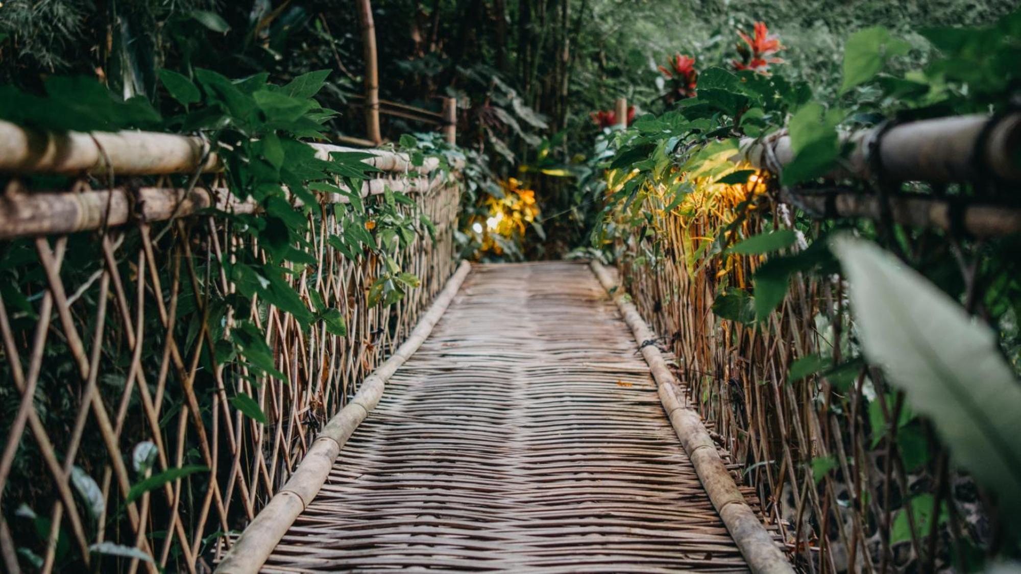 Hideout Eco Bamboo House Bali Villa Selat Cameră foto