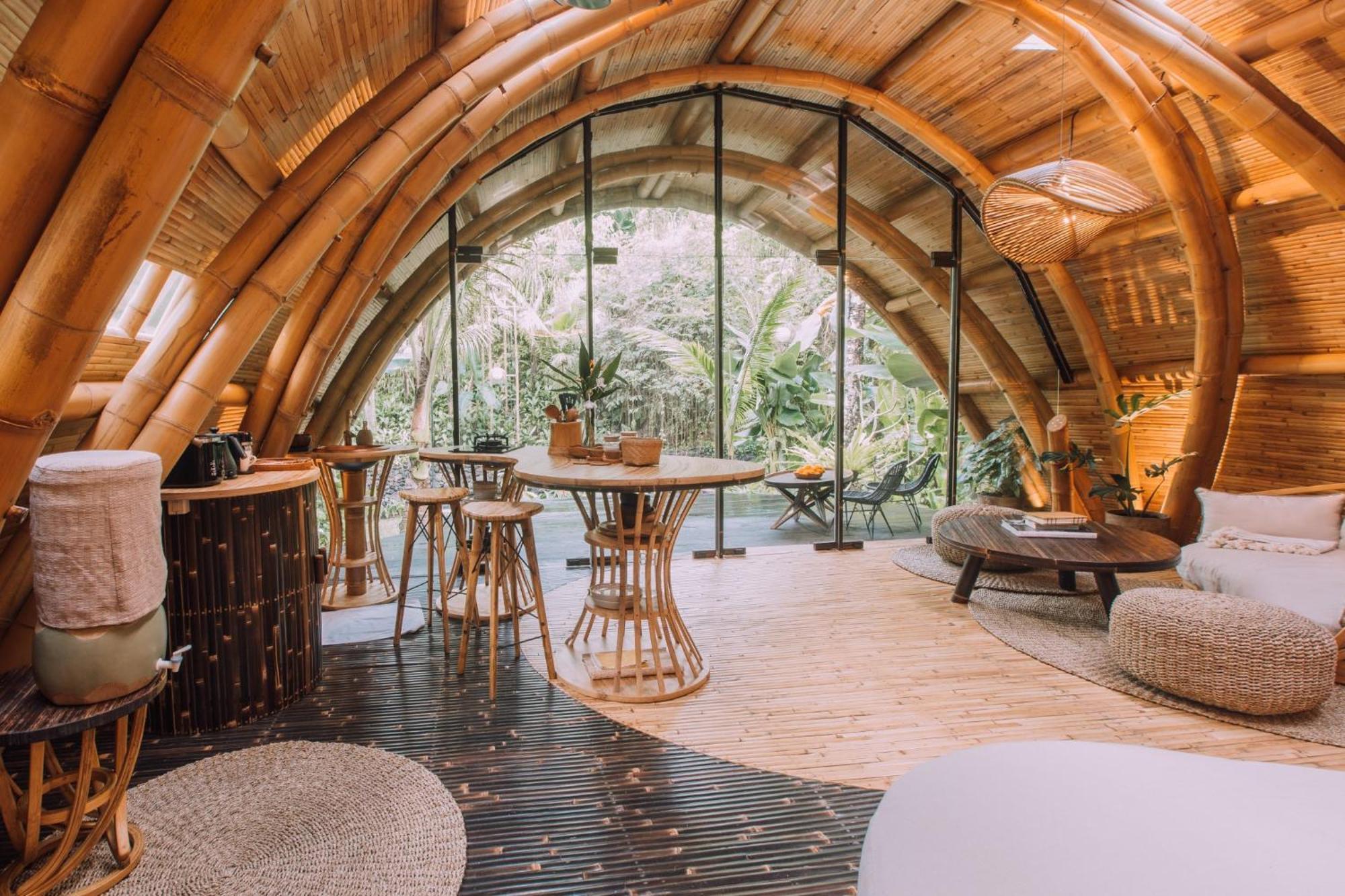 Hideout Eco Bamboo House Bali Villa Selat Cameră foto