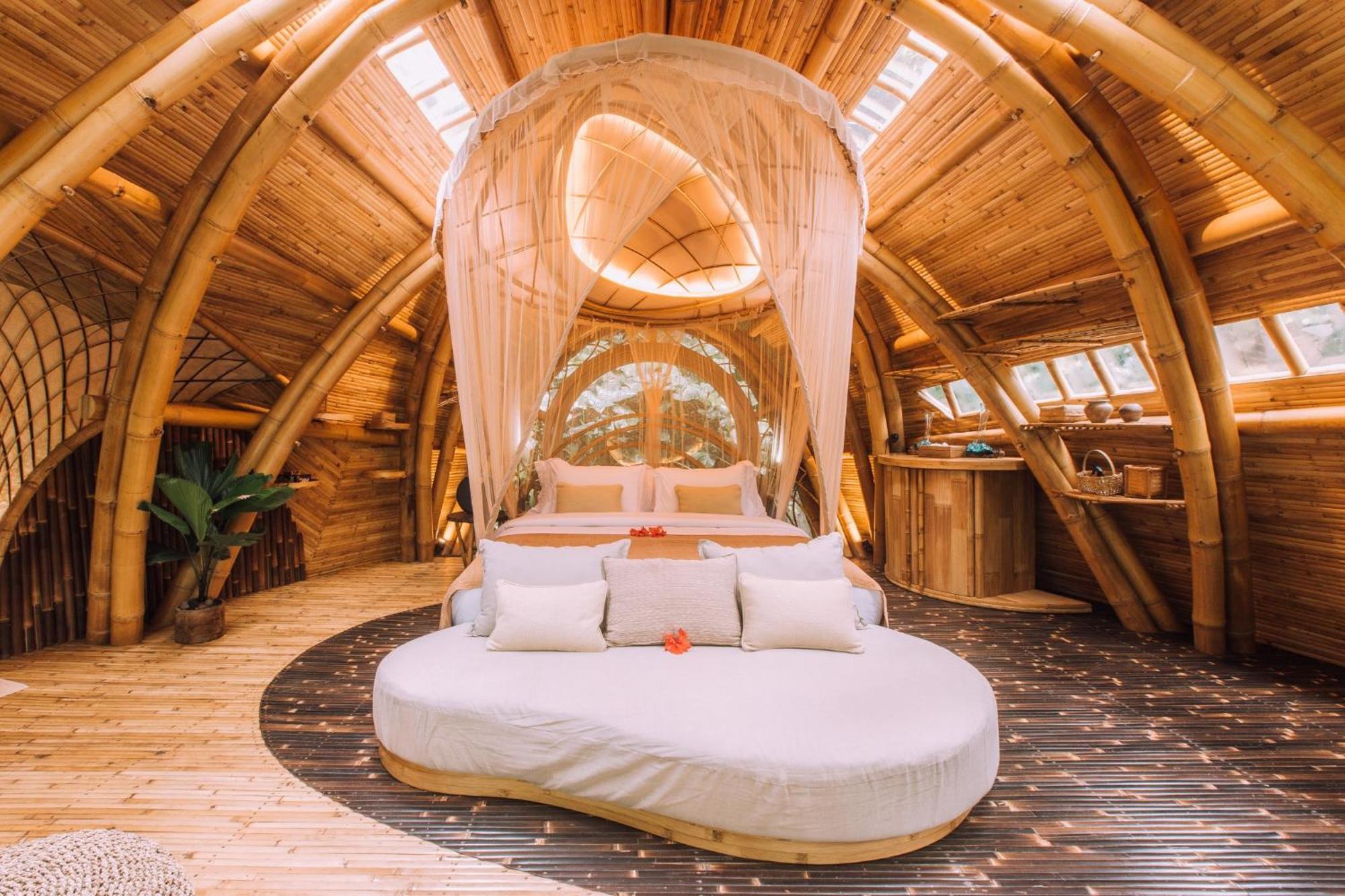 Hideout Eco Bamboo House Bali Villa Selat Exterior foto