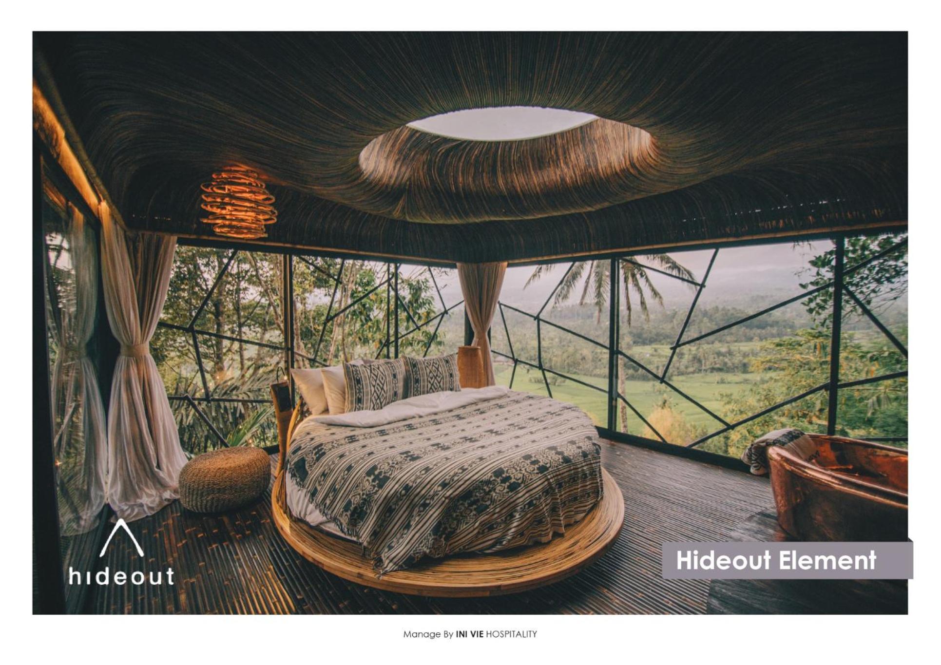 Hideout Eco Bamboo House Bali Villa Selat Cameră foto